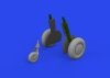 Eduard 648999 Bf 108 wheels EDUARD 1/48